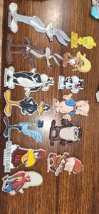 VTG Looney Toons Rubber refrigerator magnets - Picture 1 of 2