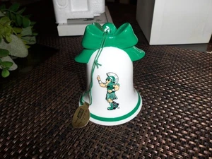DANBURY MINT 2005 MICHIGAN STATE SPARTANS (CAMPANA DI NATALE) ORNAMENTO NUOVO CON ETICHETTA - Foto 1 di 13