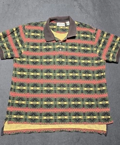 Vintage Orvis Mens Southwestern Blanket Polo Shirt Size XXL Aztec Ranch Barn - Picture 1 of 7