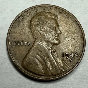 1944-S Lincoln Wheat Cent - Picture 1 of 2
