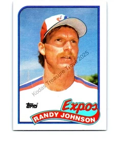 Randy Johnson #647 Rookie Montreal Expos 1989 Topps RC Excellent - Picture 1 of 2