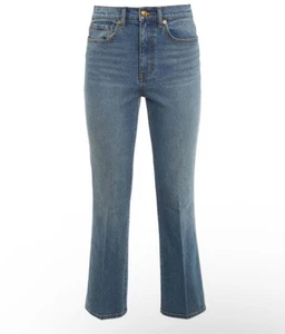 Vaqueros TORY BURCH Bota Recortada Mármol ANNI WASH / 409 Talla 30 Nuevos con Etiquetas - Imagen 1 de 14