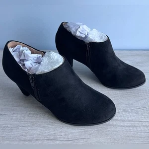 Journee Collection Women's Sanzi Side Zip Dress Shooties Size 5.5 - Picture 1 of 8