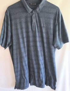 Travis Mathew Mens 2XL Short Sleeve Golf Polo Shirt Dark Grey - Picture 1 of 10