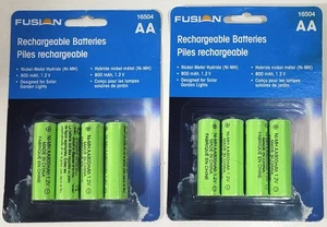 8 pcs AA 800mAh Ni-Cd Ni-Cad 1.2V Rechargeable Battery - Picture 1 of 3