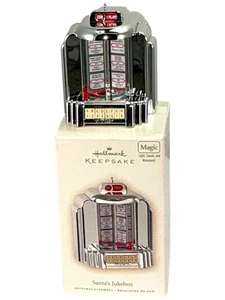 Hallmark Keepsake Ornament Santa's Jukebox Magic Light Sound 2007 Movement - Picture 1 of 6
