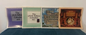 J.R.R. Tolkien Kalender 4 Stück 1974 1975 1976 1977 Herr der Ringe Hobbit - Bild 1 von 24