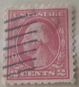 US Stamp #463 - 1916-17 2¢ Washington, Good Used - Picture 1 of 2