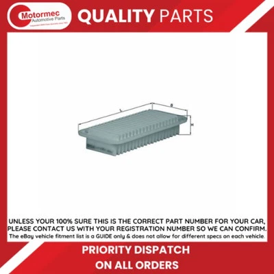 MAHLE/KNECHT Air Filter fits DAIHATSU Sirion 1.0 1.0 DVVT SUBARU Just Mk4 1.0 - Image 1 of 4