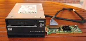 HP Ultrium 960i LTO 3 and 5 tapes 400/800 and HP Single Channel SCSI Controller - Photo 1/1
