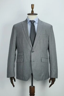 HACKETT Gray Summer PURE COTTON Solid Sport Coat Blazer Jacket 54IT 44US/UK - Image 1 of 4