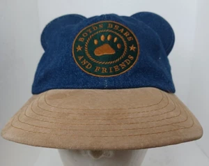 Cappello da baseball in denim con gancio e passante Boyds Bears and Friends berretto con borchie a pressione orecchie - Foto 1 di 6