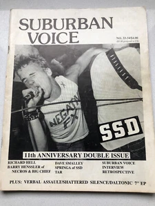 SUBURBAN VOICE Hardcore Punk Fanzine #33-34 Double Issue Bad Brains SSD MDC RARE - Picture 1 of 7