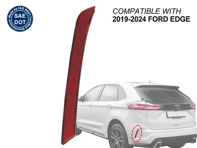 Reflector trasero rojo para Ford Edge 2019-2024 lado izquierdo del conductor KT4Z15A449B Foto 1 de 4