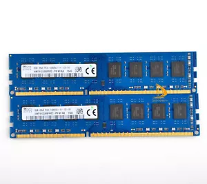For SK Hynix 2x 8GB 2Rx8 PC3-12800 DDR3 1600MHz 1.5V DIMM Desktop Memory RAM @DD - Picture 1 of 6