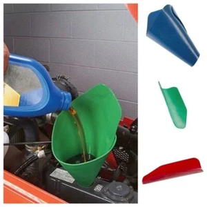 Flexible Oil Draining Funnel Tools Foldable Drain Tools Car Refuelling Filter UK - Picture 1 of 15