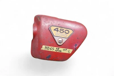  Cubierta lateral izquierda Honda CB450 CB 450 DOHC con emblema rojo Hd65 *AH39 Foto 1 de 4