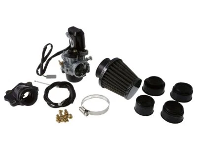 Vergaserkit 2EXTREME 17,5mm mit Choke Ansaugstutzen Luftfilter Minarelli Set - Bild 1 von 2