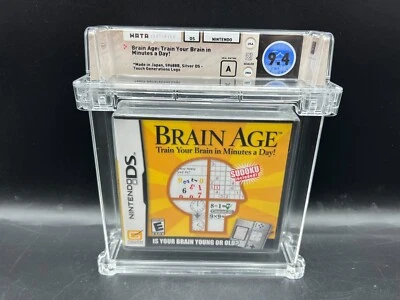 Brain Age: Train Your Brain in Minutes a Day DS WATA 9.4 A FACTORY SEALED VGA - Image 1 of 4