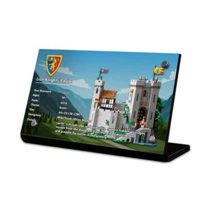 Display Plaque stand for LEGO 10305 Castle 90th Anniversary, MP218 - Picture 1 of 3