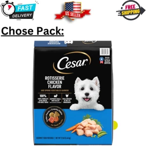 CESAR Small Breed Dry Dog Food - Rotisserie Chicken Flavor and Spring Vegetables - Picture 1 of 12