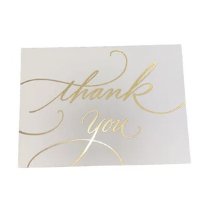 THANK YOU GREETING CARDS 100 Count New w/Envelope Blank Inside - Picture 1 of 4