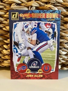 Panini Football Donruss Josh Allen No. WC2 - Road to the Super Bowl - Buffalo - Bild 1 von 2
