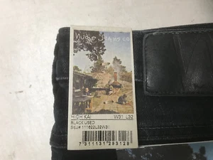 NUDIE JEANS HIGH KAI ORG. BLACK USED L32" ON ALL BRAND NEW WITH TAGS REG $129. - Picture 1 of 4