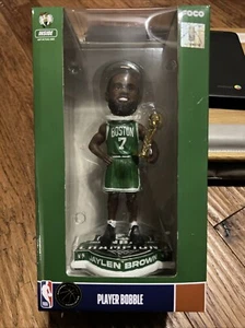 Jaylen Brown Boston Celtics 2024 NBA Champions Bobblehead Green Jersey 161/424 - Picture 1 of 13