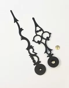 Kieninger Großvater Uhr Zeiger 4 Zoll mit HANDMUTTER Serpentine mechanisch - Bild 1 von 1