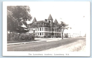 RPPC The Lunenburg Academy LUNENBURG Nova Scotia CANADA Postcard - Picture 1 of 2
