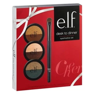 e.l.f. Desk To Dinner Eyeshadow Set With Brush NIB Authentic - Picture 1 of 1