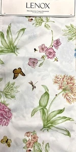 Lenox Butterfly Meadow Bloom Cloth Table Runner 14” X 90” Water Resistance - Picture 1 of 1