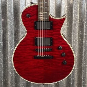 ESP LTD EC-1000 See Thru Black Cherry Guitar LEC1000STBC #0399 Used - Picture 1 of 10
