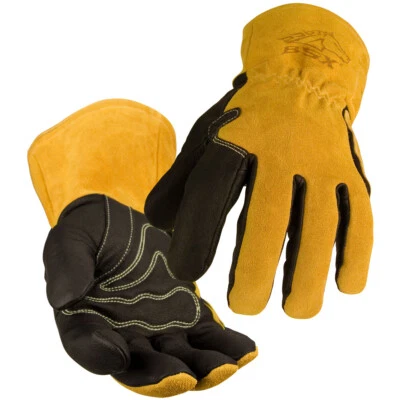 Revco Black Stallion Premium Grain Pigskin BM88 MIG Welding Gloves - Medium