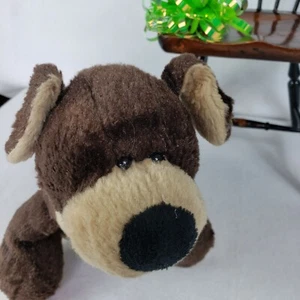 Webkinz Mocha Pup HM348 Puppy Dog Brown Tan 9" Plush Stuffed Lovey Toy Animal - Picture 1 of 12