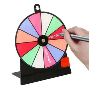 Ruota Premio Ruota Antiscivolo della Fortuna Gioco Spinner con Supporto Cancellabile - Foto 1 di 24