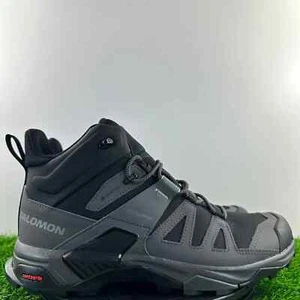Salomon X Ultra 4 Mid GTX Men Size 10.5 Gray Waterproof Hiking Trail Boots NEW - Picture 1 of 8