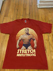 STRETCH ARMSTRONG Hasbro Adult Red Graphic T-Shirt Large Toy Action Figure