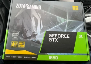 Zotac Gaming GeForce GTX 1650 OC 4GB GDDR6 Grafikkarte Nvidia Neu OVP - Bild 1 von 2