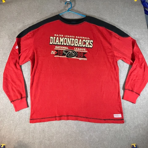 Arizona Daimondbacks Men's Size XL Thermal Long Sleeve Crewneck Stitches Brand Cover