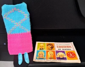 BARBIE VINTAGE STRICK HIT #1804 (1968-69) KOMPLETT C9 BIS C9+ BIS NM COND + BOOKLET - Bild 1 von 10