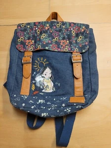 Disney Store Pocahontas Animators Collection Backpack School Bag Denim Ship Free - Picture 1 of 10