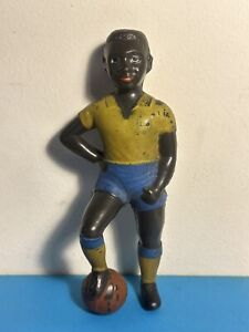 Pele Plastic Figure 1958 Brazil Estrela 8” •Super Rare• Amaral World Cup 58 FIFA