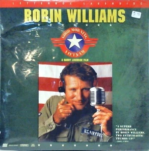 Good Morning Vietnam Laserdisc 1987 Robin Williams, Forest Whitaker 052125JER-22 - Picture 1 of 3