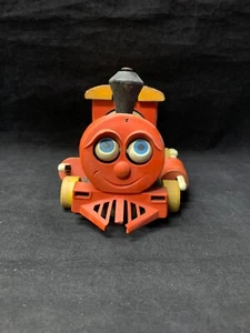 Vintage Fisher Price 1963 Wooden Huffy Puffy Train Engine #999  - Picture 1 of 4