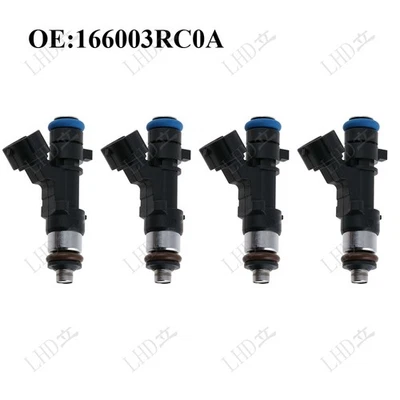 Inyectores de combustible 4 piezas 166003RC0A para Nissan Sentra 1,6 L 2016-2019 1,8 L 2013-2019 Foto 1 de 4