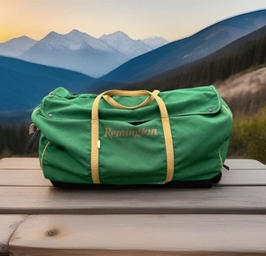 Vintage Remington Firearms Duffle Bag XL Jagd Outdoor Travel Carry 70er 80er - Bild 1 von 17