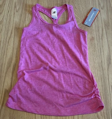 New Balance Girls Tank Size XS - 6X Athletic Wear Shirt Pink Sleeveless NWT! - Image 1 of 4