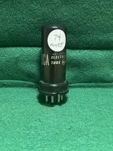 One RCA Metal 6V6 TV-7D/U Tested @ 74 Min/45 #4 Used - Picture 1 of 1
